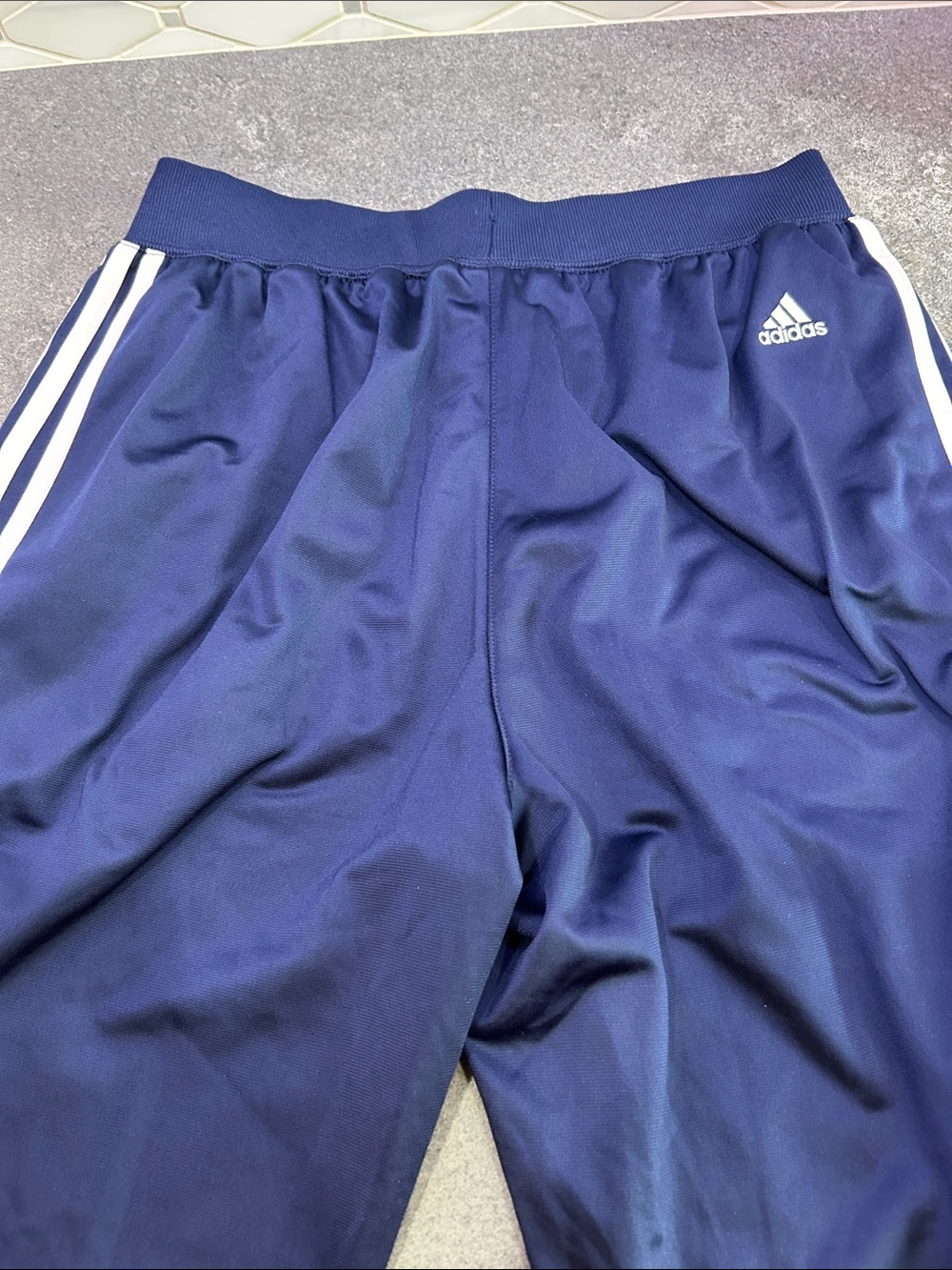 Adidas sweats blue size large